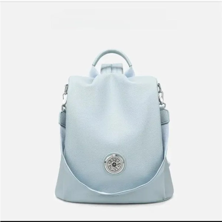 The New Premium Seasonal Series Of Shoulder Bags Haze Blue ladies backpack