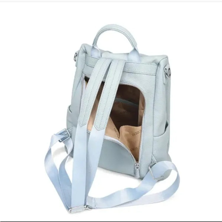 The New Premium Seasonal Series Of Shoulder Bags Haze Blue ladies backpack