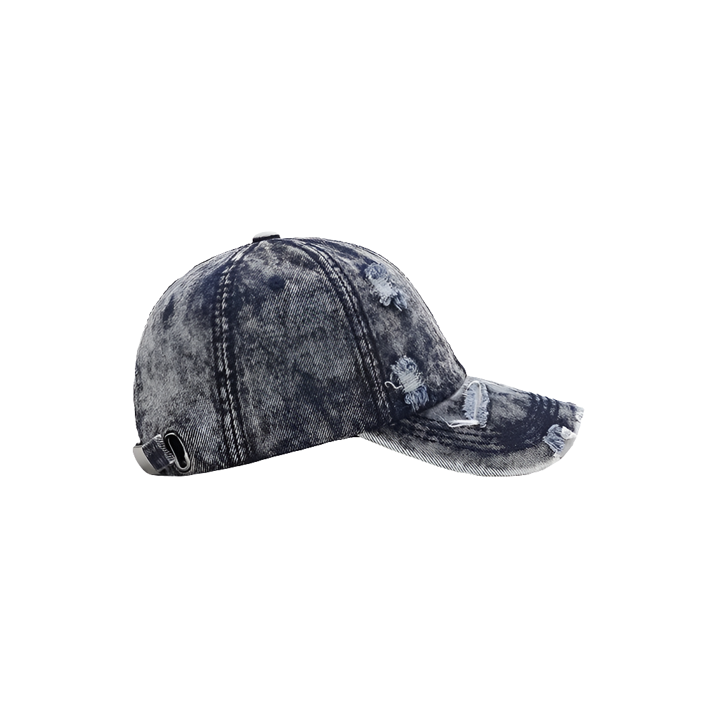 Distressed Cotton Baseball Cap