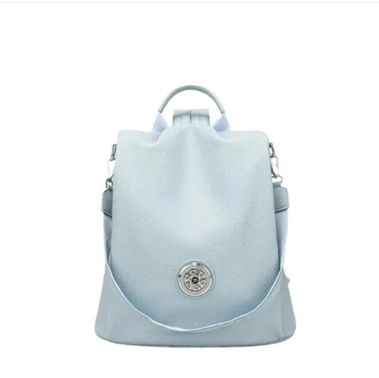 The New Premium Seasonal Series Of Shoulder Bags Haze Blue ladies backpack