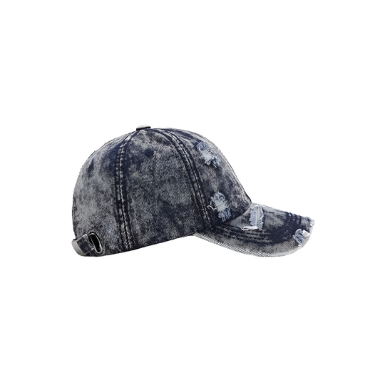 Distressed Cotton Baseball Cap